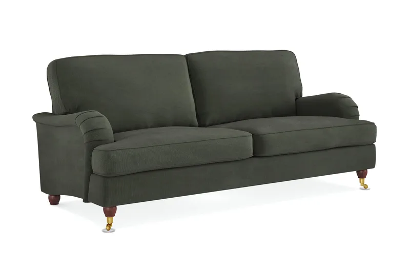 Howard Lyx 3-seters Manchestersofa - Mørk grønn - Møbler - Sofaer - Howard sofa
