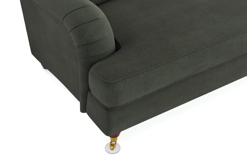 Howard Lyx 3-seters Manchestersofa - Mørk grønn - Møbler - Sofaer - Howard sofa