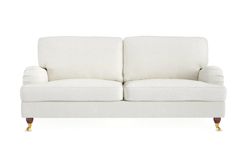 Howard Lyx 3-seters Sofa i Bouclé - Hvit - Møbler - Sofaer - Howard sofa