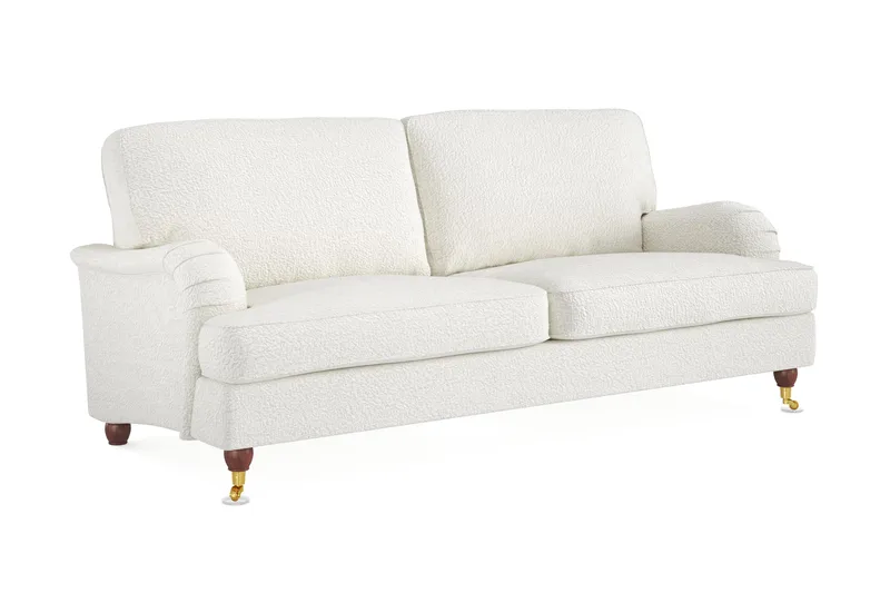 Howard Lyx 3-seters Sofa i Bouclé - Hvit - Møbler - Sofaer - Howard sofa