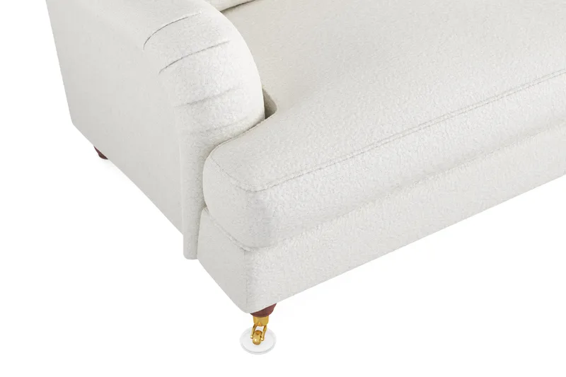 Howard Lyx 3-seters Sofa i Bouclé - Hvit - Møbler - Sofaer - Howard sofa