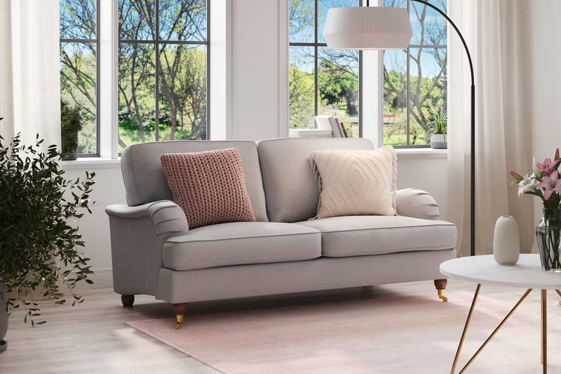 Howard Lyx 3-seters Stoffsofa - Lys grå - Møbler - Sofaer - Howard sofa