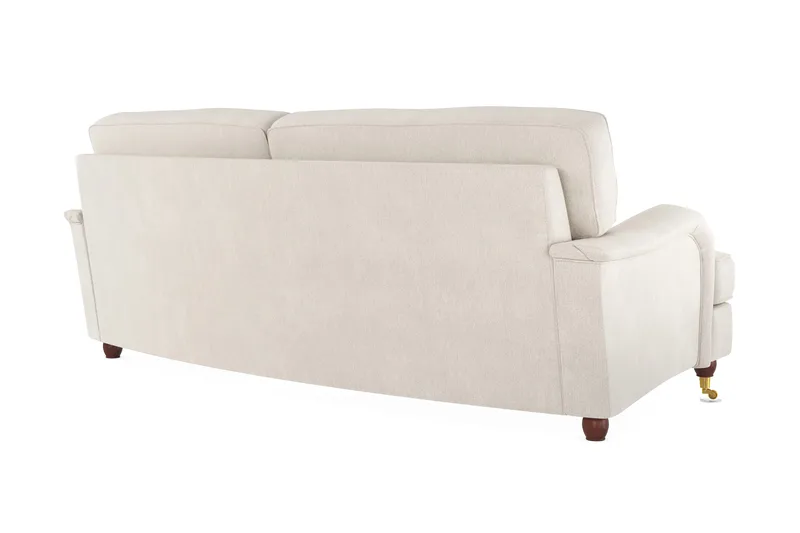 Howard Lyx 3-seters Svunget Fløyelssofa - Kremhvit - Møbler - Sofaer - Howard sofa