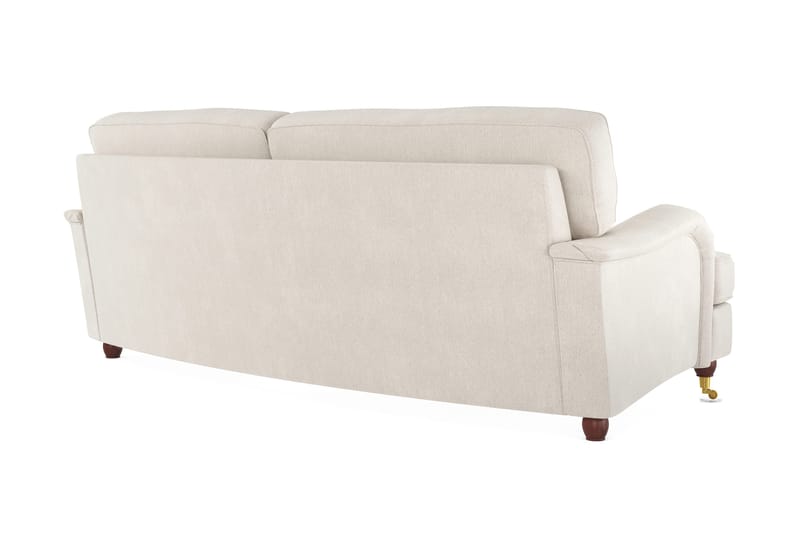 Howard Lyx 3-seters Svunget Fløyelssofa - Kremhvit - Møbler - Sofaer - Howard sofa