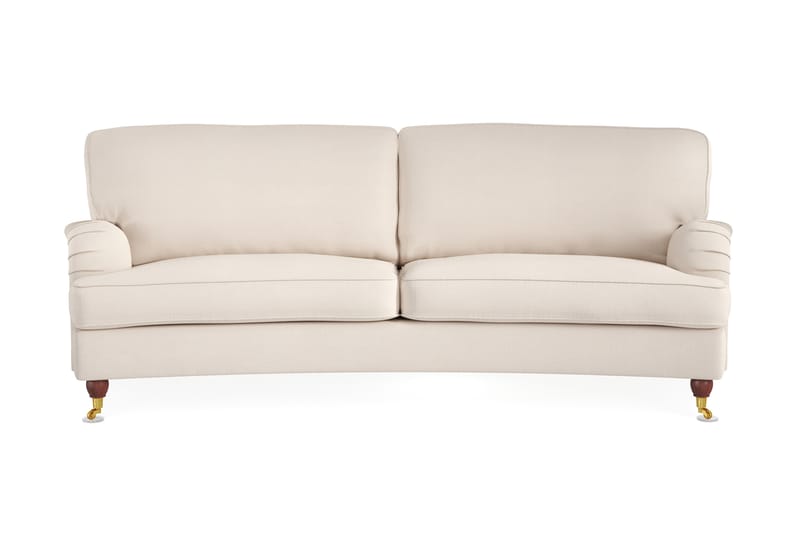 Howard Lyx 3-seters Svunget Manchestersofa - Beige - Møbler - Sofaer - Howard sofa