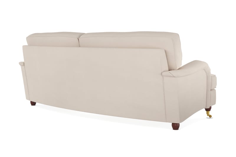 Howard Lyx 3-seters Svunget Manchestersofa - Beige - Møbler - Sofaer - Howard sofa