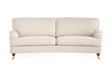 Howard Lyx 3-seters Svunget Manchestersofa - Beige - Møbler - Sofaer - Howard sofa
