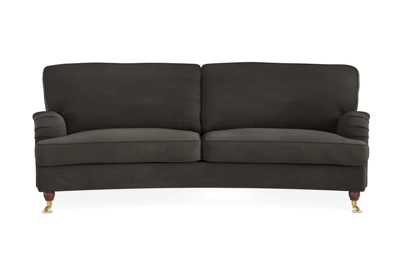 Howard Lyx 3-seters Svunget Manchestersofa - Mørk grå - Møbler - Sofaer - Howard sofa