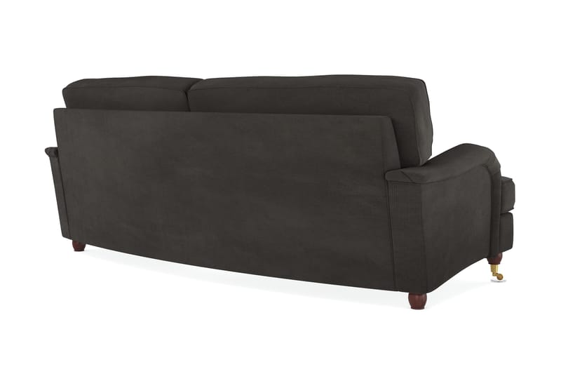Howard Lyx 3-seters Svunget Manchestersofa - Mørk grå - Møbler - Sofaer - Howard sofa