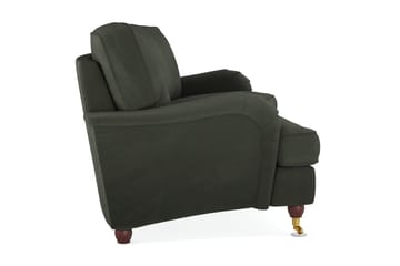 Howard Lyx 3-seters Svunget Manchestersofa - Mørk grønn - Møbler - Sofaer - Howard sofa