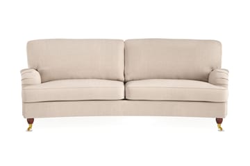 Howard Lyx 3-seters Svunget Stoffsofa - Beige - Møbler - Sofaer - Howard sofa