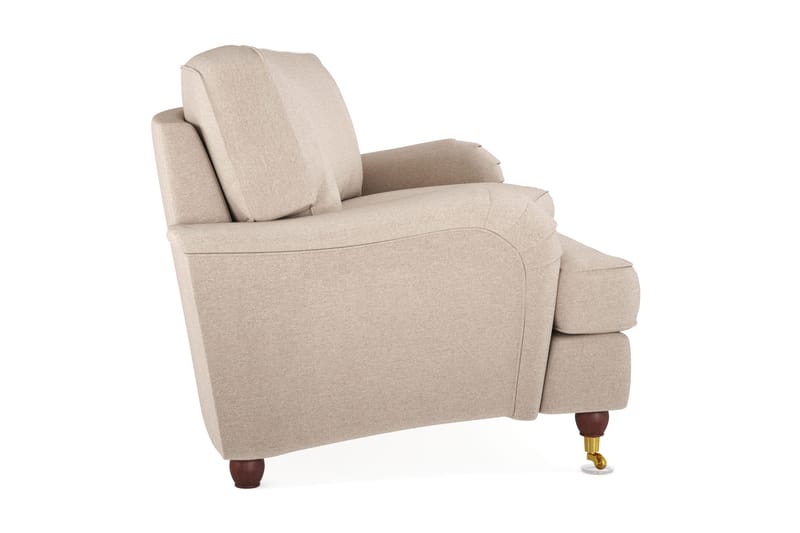 Howard Lyx 3-seters Svunget Stoffsofa - Beige - Møbler - Sofaer - Howard sofa