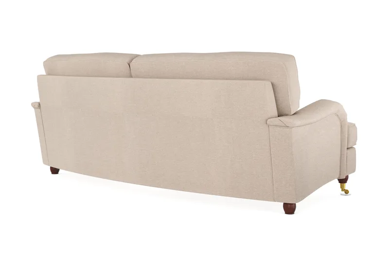 Howard Lyx 3-seters Svunget Stoffsofa - Beige - Møbler - Sofaer - Howard sofa