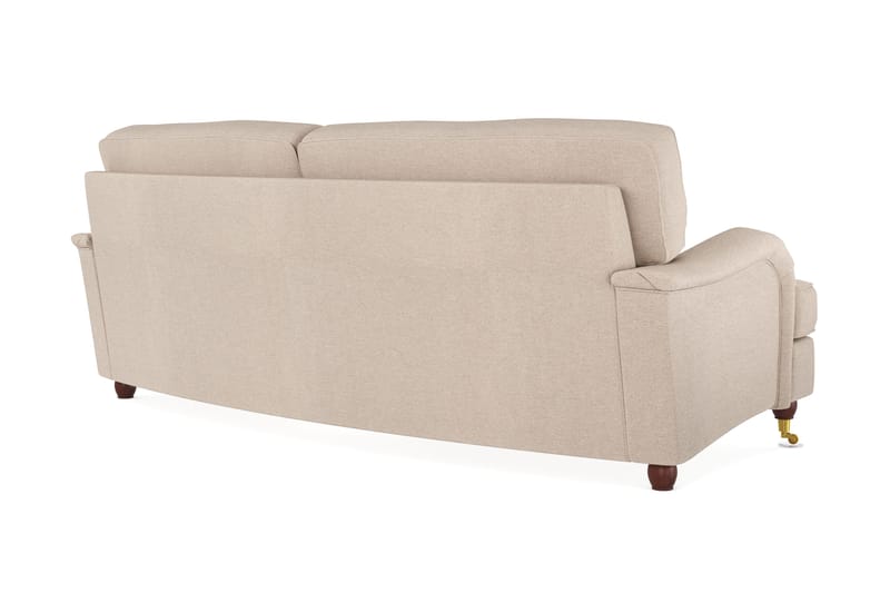 Howard Lyx 3-seters Svunget Stoffsofa - Beige - Møbler - Sofaer - Howard sofa