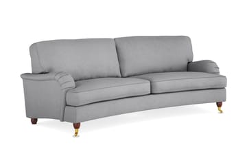 Howard Lyx 3-seters Svunget Stoffsofa - Lys grå - Møbler - Sofaer - Howard sofa