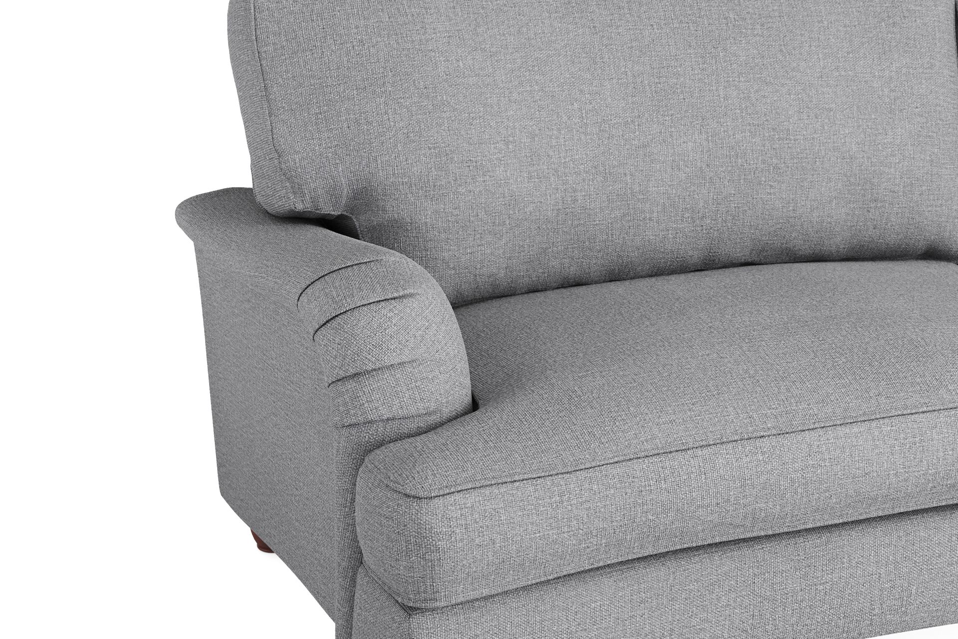 Howard Lyx 3-seters Svunget Stoffsofa - Lys grå - Møbler - Sofaer - Howard sofa