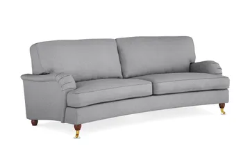 Howard Lyx 3-seters Svunget Stoffsofa - Lys grå - Møbler - Sofaer - Howard sofa