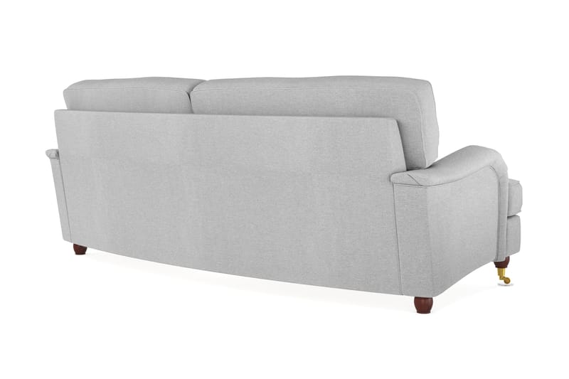 Howard Lyx 3-seters Svunget Stoffsofa - Lys grå - Møbler - Sofaer - Howard sofa