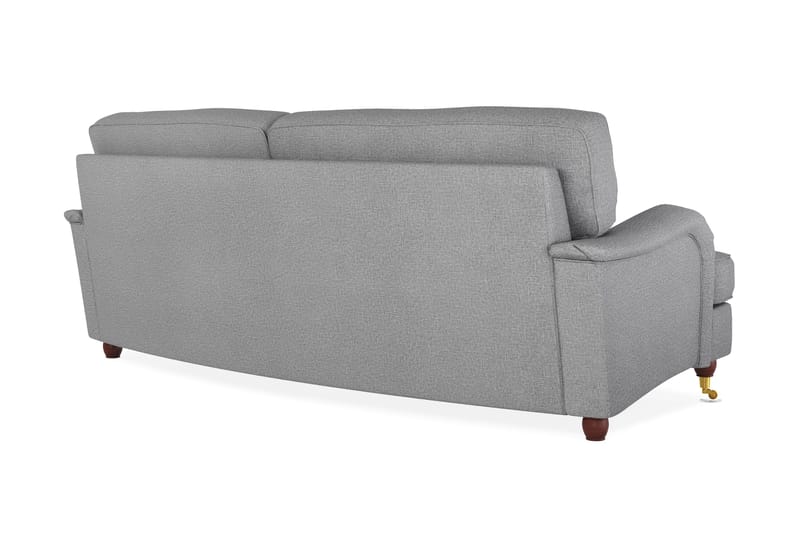 Howard Lyx 3-seters Svunget Stoffsofa - Lys grå - Møbler - Sofaer - Howard sofa