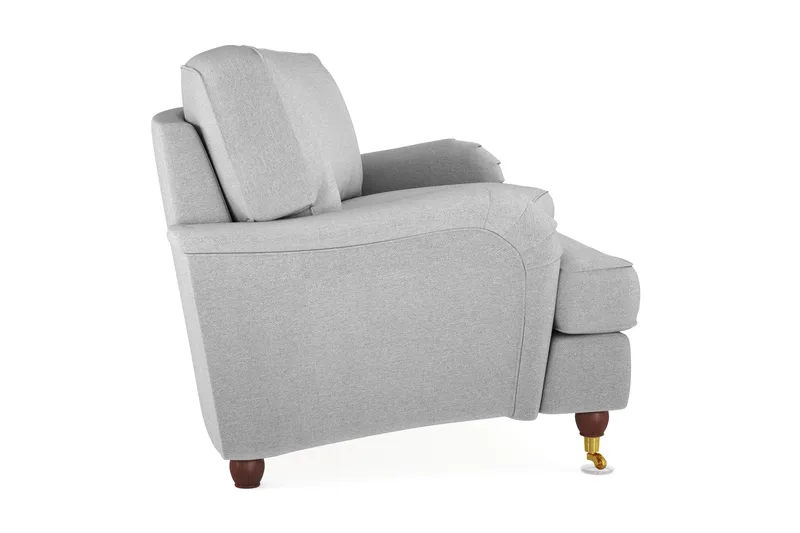 Howard Lyx 3-seters Svunget Stoffsofa - Lys grå - Møbler - Sofaer - Howard sofa