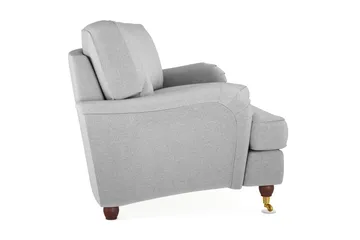 Howard Lyx 3-seters Svunget Stoffsofa - Lys grå - Møbler - Sofaer - Howard sofa