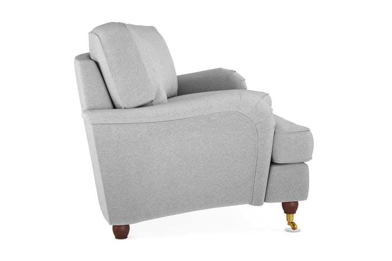 Howard Lyx 3-seters Svunget Stoffsofa - Lys grå - Møbler - Sofaer - Howard sofa