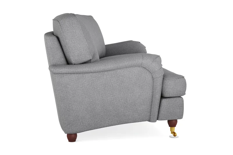 Howard Lyx 3-seters Svunget Stoffsofa - Lys grå - Møbler - Sofaer - Howard sofa