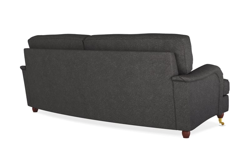 Howard Lyx 3-seters Svunget Stoffsofa - Mørk grå - Møbler - Sofaer - Howard sofa
