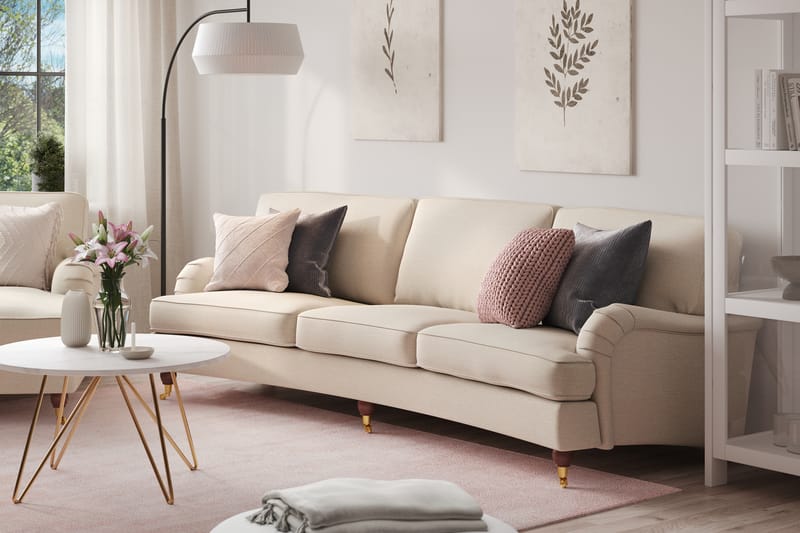 Howard Lyx 4-seter Sofa Buet - Beige - Møbler - Sofaer - Howard sofa