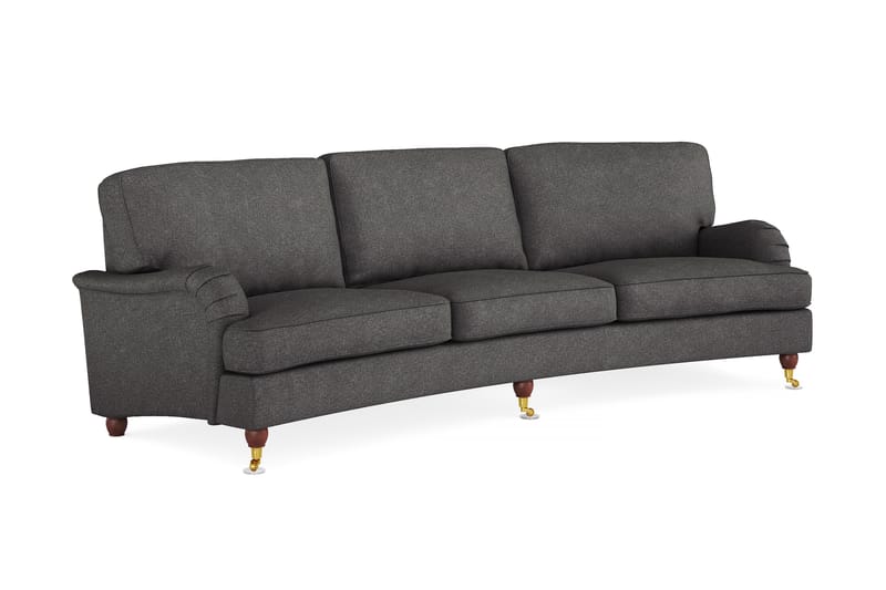Howard Lyx 4-seter Sofa Buet - Mørkegrå - 4 seter sofa - Howard sofa