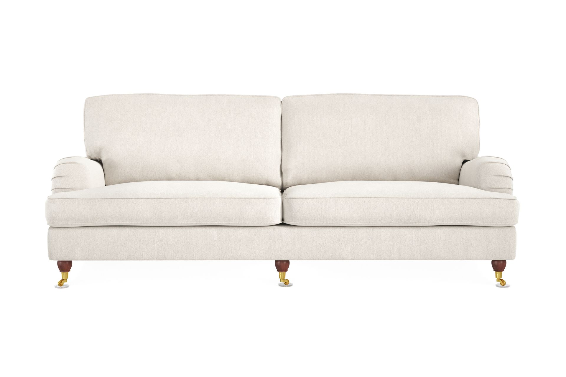Howard Lyx 4-seters Fløyelssofa - Kremhvit - Møbler - Sofaer - Howard sofa