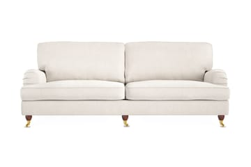 Howard Lyx 4-seters Fløyelssofa - Kremhvit - Møbler - Sofaer - Howard sofa