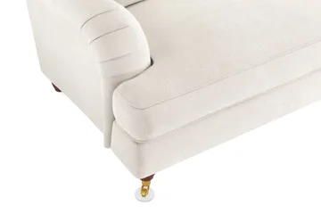 Howard Lyx 4-seters Fløyelssofa - Kremhvit - Møbler - Sofaer - Howard sofa