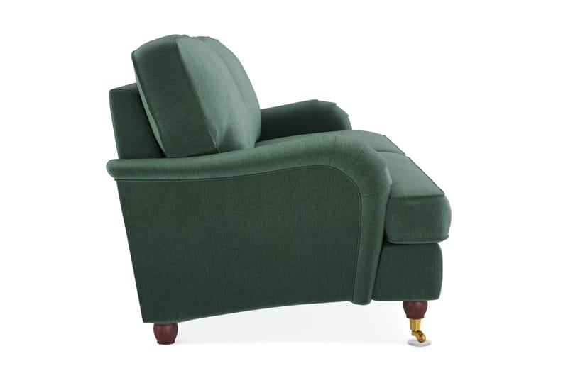 Howard Lyx 4-seters Fløyelssofa - Mørk grønn - Møbler - Sofaer - Howard sofa