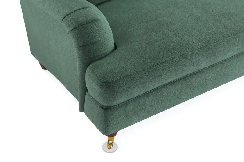 Howard Lyx 4-seters Fløyelssofa - Mørk grønn - Møbler - Sofaer - Howard sofa