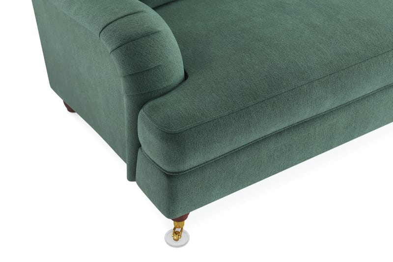 Howard Lyx 4-seters Fløyelssofa - Mørk grønn - Møbler - Sofaer - Howard sofa