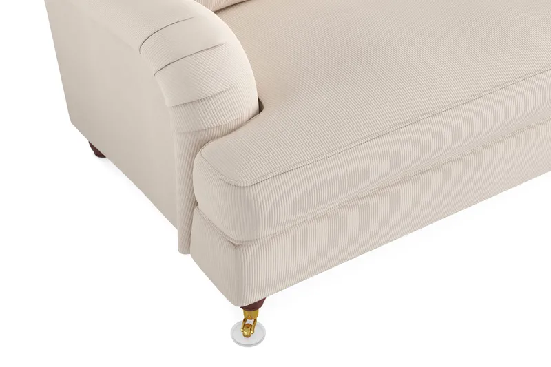 Howard Lyx 4-seters Manchestersofa - Beige - Møbler - Sofaer - Howard sofa