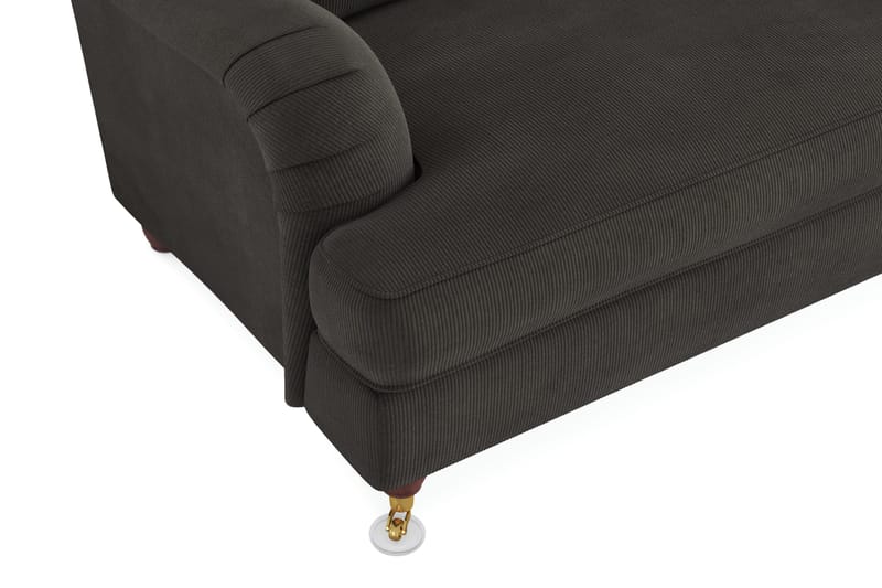 Howard Lyx 4-seters Manchestersofa - Mørk grå - Møbler - Sofaer - Howard sofa