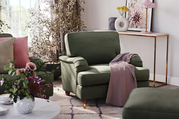 Howard Lyx 4-seters Manchestersofa - Mørk grønn - Møbler - Sofaer - Howard sofa