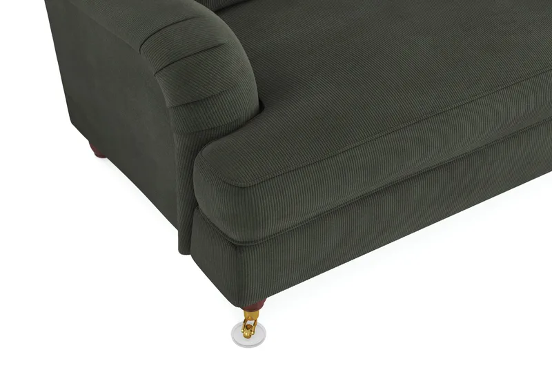 Howard Lyx 4-seters Manchestersofa - Mørk grønn - Møbler - Sofaer - Howard sofa