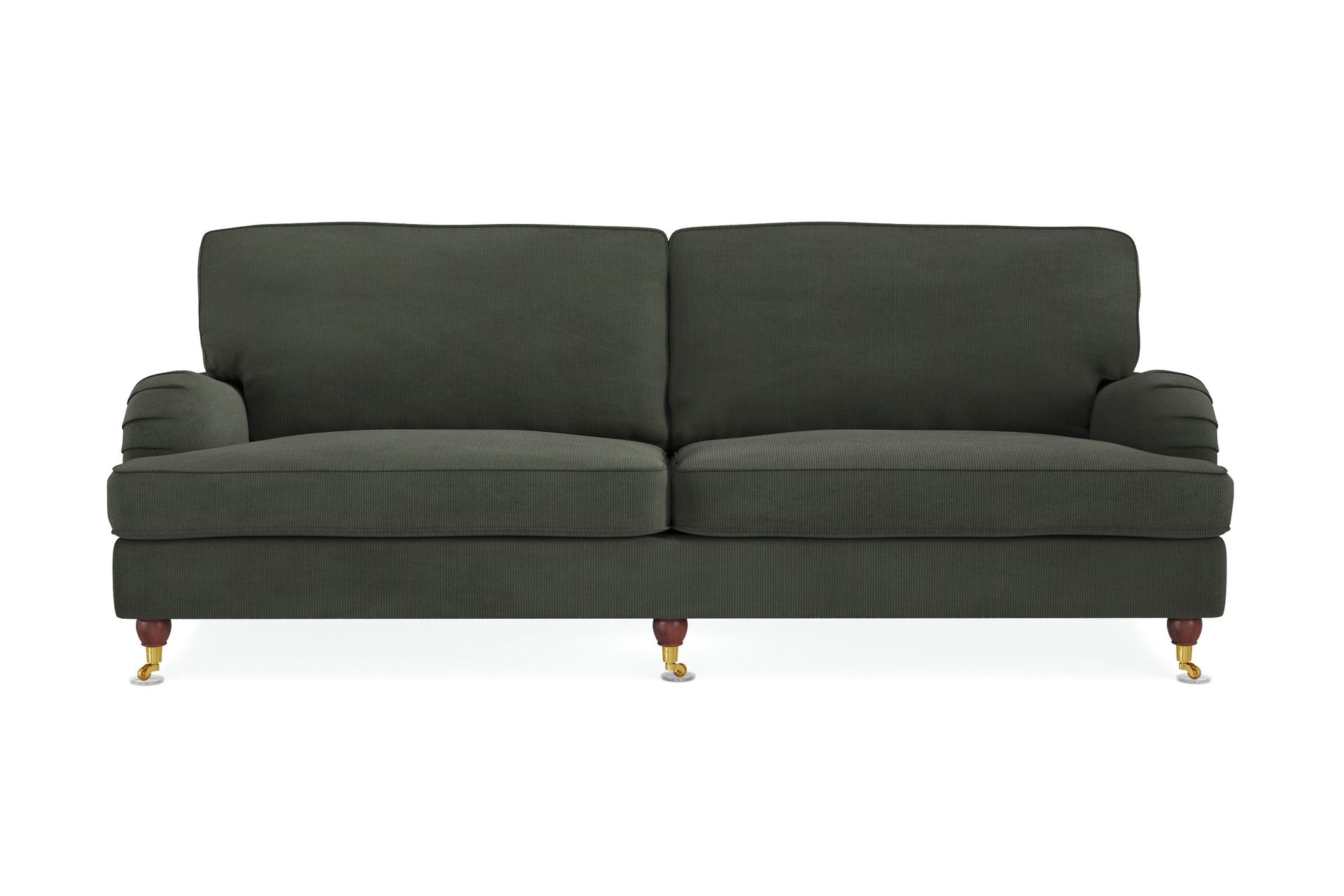 Howard Lyx 4-seters Manchestersofa - Mørk grønn