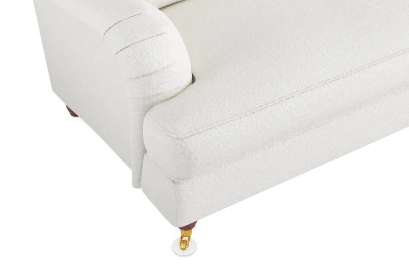 Howard Lyx 4-seters Sofa i Bouclé - Hvit - Møbler - Sofaer - Howard sofa