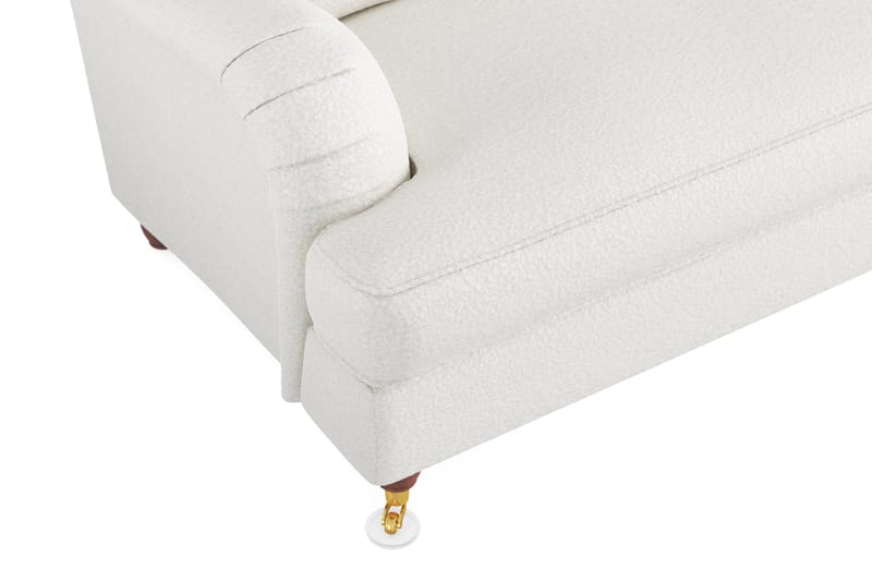 Howard Lyx 4-seters Sofa i Bouclé - Hvit - Møbler - Sofaer - Howard sofa