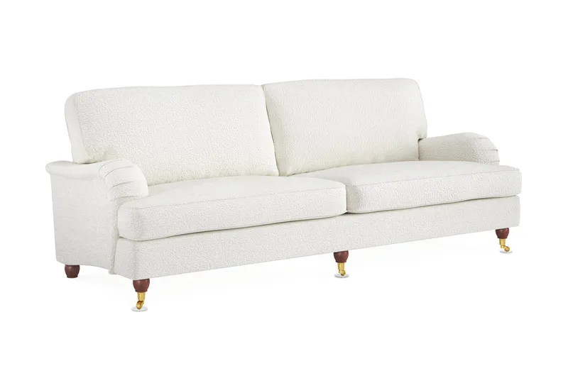 Howard Lyx 4-seters Sofa i Bouclé - Hvit - Møbler - Sofaer - Howard sofa