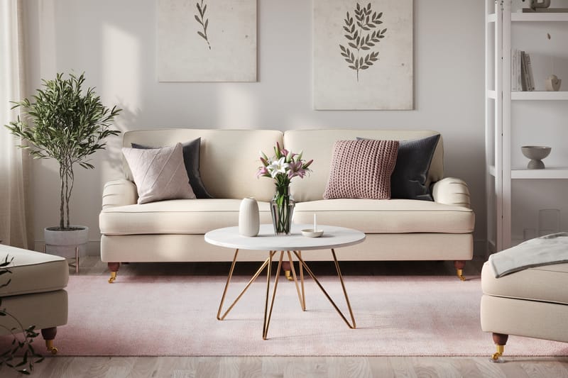 Howard Lyx 4-seters Stoffsofa - Beige - Møbler - Sofaer - Howard sofa