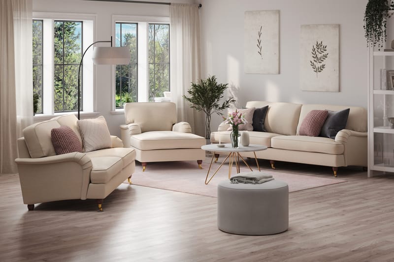 Howard Lyx 4-seters Stoffsofa - Beige - Møbler - Sofaer - Howard sofa