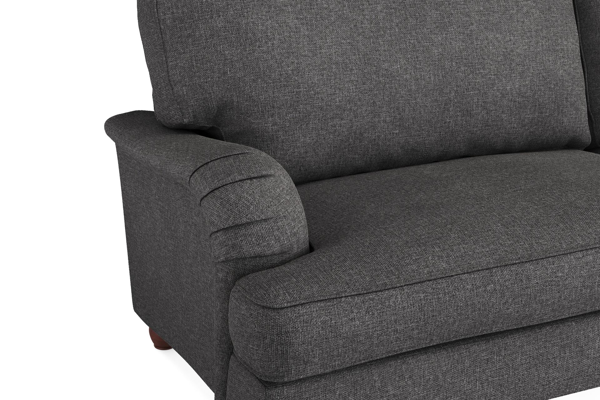 Howard Lyx 4-seters Stoffsofa - Mørk grå - Møbler - Sofaer - Howard sofa