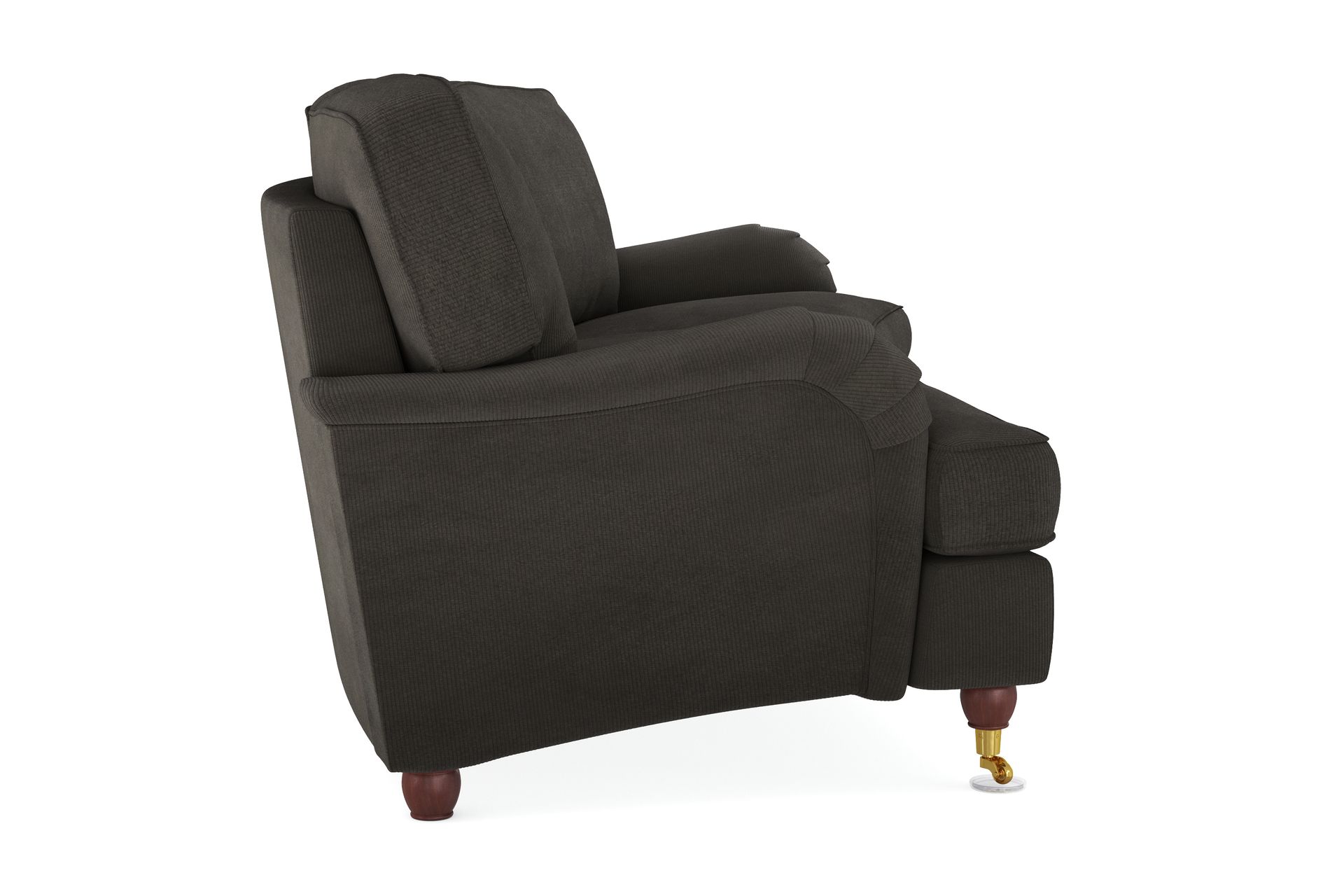 Howard Lyx 4-seters Svunget Manchestersofa - Mørk grå - Møbler - Sofaer - Howard sofa