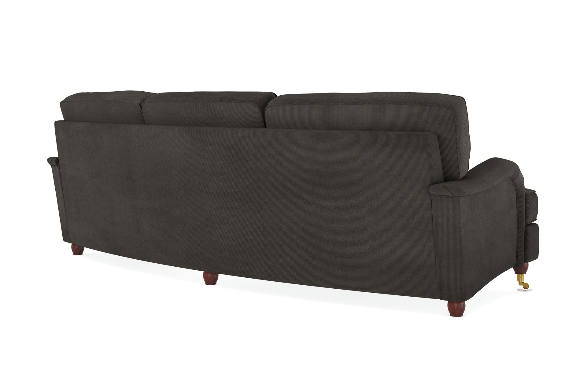 Howard Lyx 4-seters Svunget Manchestersofa - Mørk grå - Møbler - Sofaer - Howard sofa