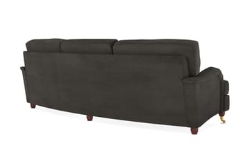 Howard Lyx 4-seters Svunget Manchestersofa - Mørk grå - Møbler - Sofaer - Howard sofa
